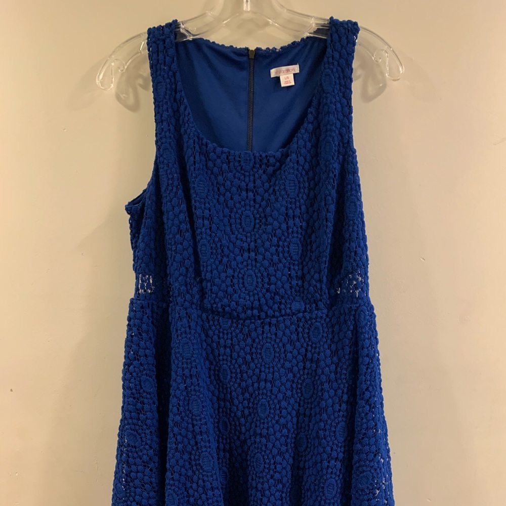 Royal blue dress
